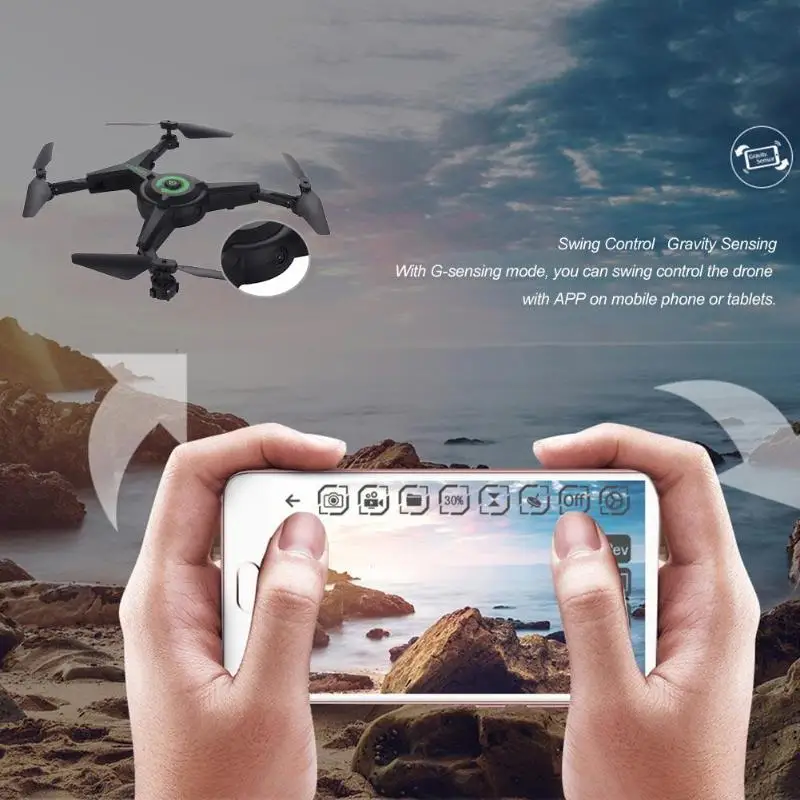 Intelligent FC-1 Quadcopter 3D Flip 2MP Camera 2.4G 4CH 6Axis Gyro WiFi Real Time Transmission Altitude Hold RC Drone Helicopter
Intelligent FC-1 Quadcopter 3D Flip 2MP Camera 2.4G 4CH 6Axis Gyro WiFi Real Time Transmission Altitude Hold RC Drone Helicopter