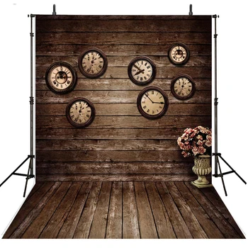 Retro Wood Wall with Clocks Photography Background Pink Floral for Wedding Backdrops 200x300cm Photo Studio Background Newborn
Retro Wood Wall with Clocks Photography Background Pink Floral for Wedding Backdrops 200x300cm Photo Studio Background Newborn