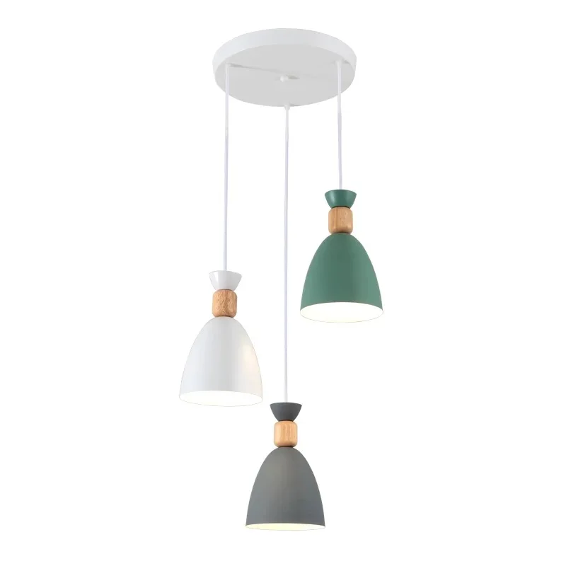 Three-Head Simple Modern Living Room Bedroom Pendant Lamp Modern Home Decoration 110-240V Wood Pendant Light
Three-Head Simple Modern Living Room Bedroom Pendant Lamp Modern Home Decoration 110-240V Wood Pendant Light