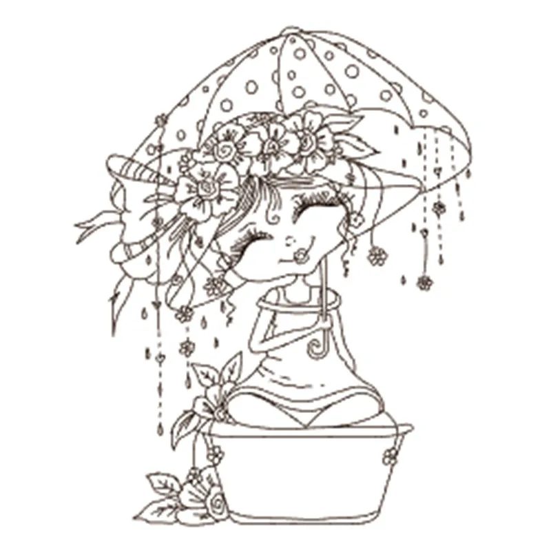 10x8 Girl holding a beautiful umbrella Transparent Clear Stamps for Scrapbooking for DIY Card Making Cutting Crafts Stencil
10x8 Girl holding a beautiful umbrella Transparent Clear Stamps for Scrapbooking for DIY Card Making Cutting Crafts Stencil