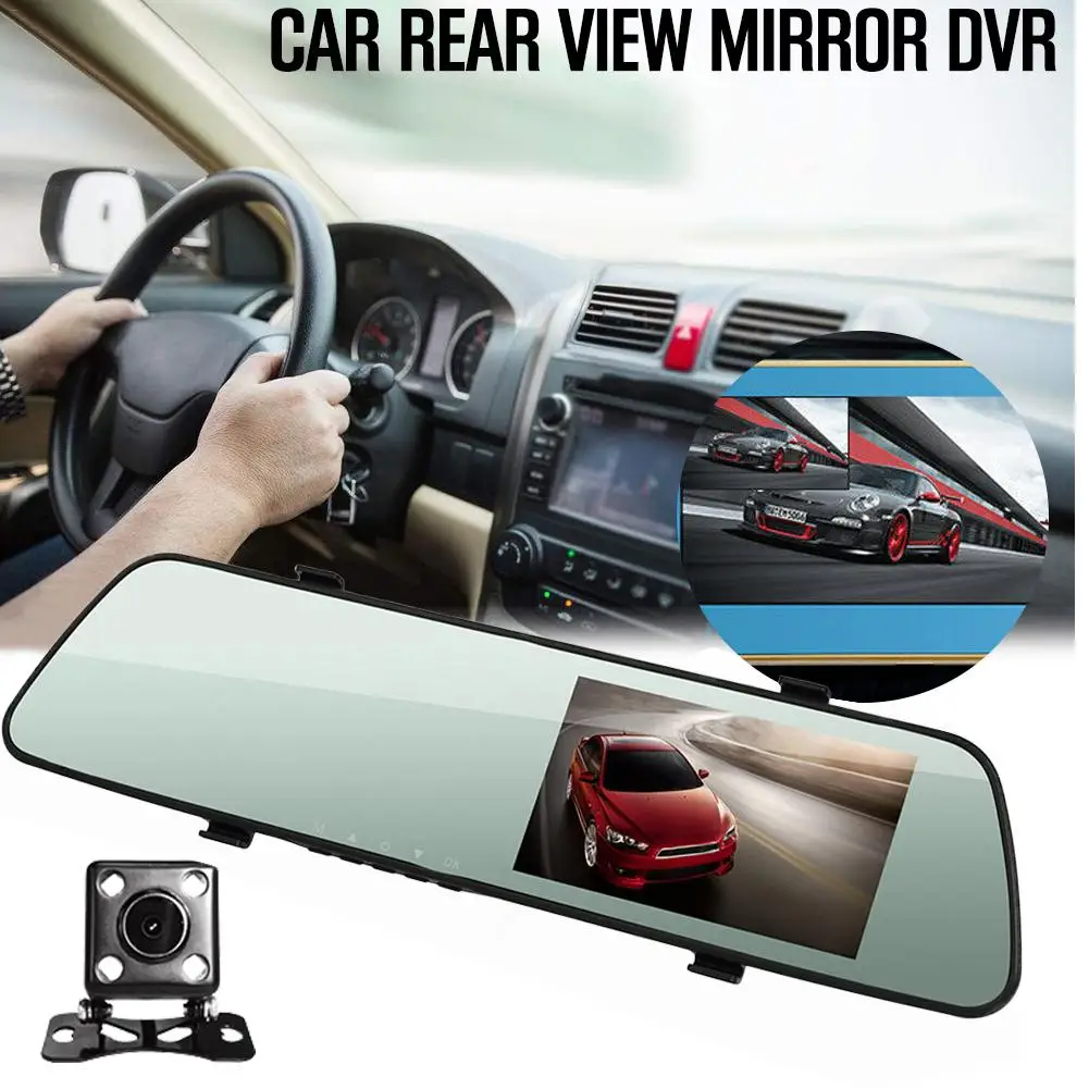 L1018 HD Night Vision 4.3 Inch Car DVR Anti Shake Rearview Mirror Dual Lens Automobile Data Recorder Portable
L1018 HD Night Vision 4.3 Inch Car DVR Anti Shake Rearview Mirror Dual Lens Automobile Data Recorder Portable