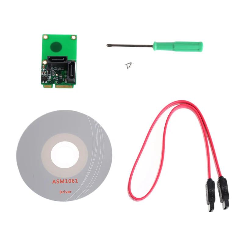 2018 High Quality High Speed 6.0 Gbps Expansion Card 2-Port SATA 6G Mini PCI Controller Card PCI-E To SATA3.0 + 2 x SATA3 Cable
2018 High Quality High Speed 6.0 Gbps Expansion Card 2-Port SATA 6G Mini PCI Controller Card PCI-E To SATA3.0 + 2 x SATA3 Cable