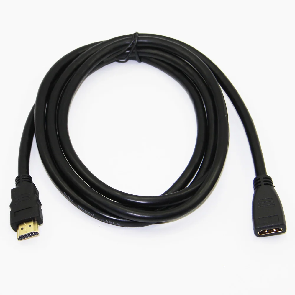 Gold Plated HDMI Male to Female Extension Cable V1.4 1080P For PSP HDTV 30cm 50cm 1m 1.5m 2m
Gold Plated HDMI Male to Female Extension Cable V1.4 1080P For PSP HDTV 30cm 50cm 1m 1.5m 2m