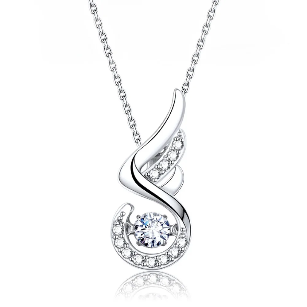 Solid 925 Sterling Silver Drop-shaped Beating Heart Pendant Girl Smart Inlaid Zircon Necklace Factory Direct Supply
Solid 925 Sterling Silver Drop-shaped Beating Heart Pendant Girl Smart Inlaid Zircon Necklace Factory Direct Supply