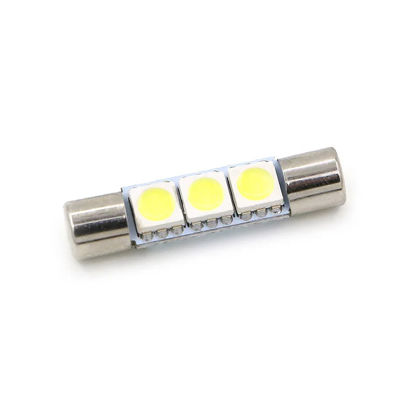 Edislight 4 шт. 29 мм 3 SMD 5050 светодиодсветодиодный внутренние лампы C5W 6614F/6641 для