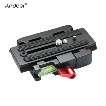 Andoer Aluminium Quick Release Clamp Adapter + Quick Release Plate P200 Compatible for Manfrotto 501 500AH 701HDV 503HDV Q5
Andoer Aluminium Quick Release Clamp Adapter + Quick Release Plate P200 Compatible for Manfrotto 501 500AH 701HDV 503HDV Q5