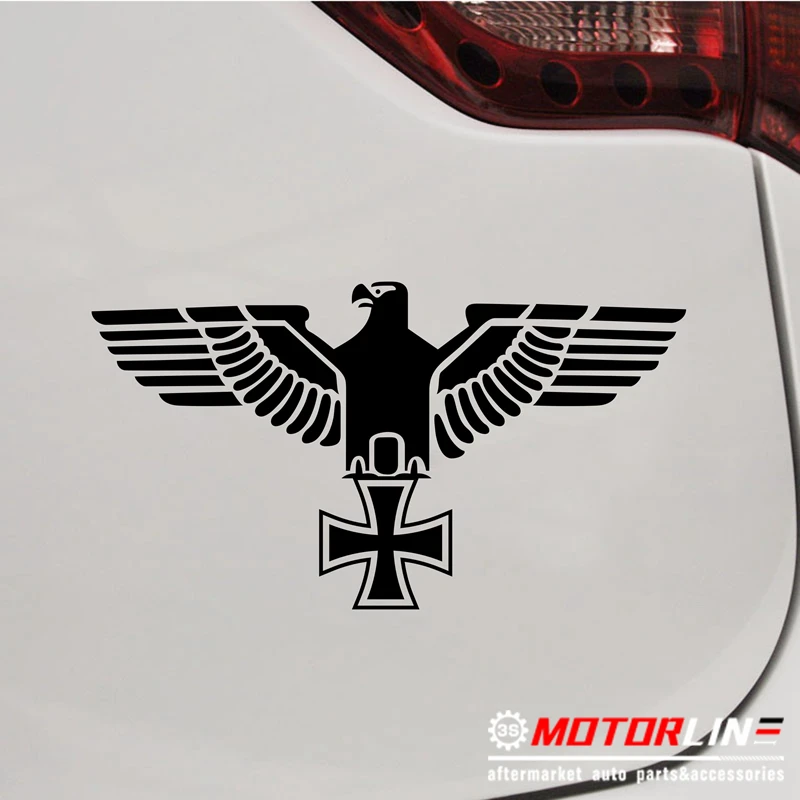 Bundesadler Reichsadler Eagle Iron Cross Decal Sticker WW2 German Army pick size color
Bundesadler Reichsadler Eagle Iron Cross Decal Sticker WW2 German Army pick size color