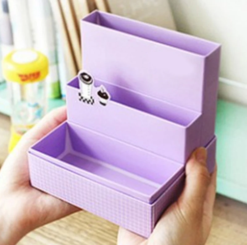 New High Quality Desk Decor Stationery holder DIY Paper Board Storage Box Makeup Cosmetic Organizer New Pen Holder
New High Quality Desk Decor Stationery holder DIY Paper Board Storage Box Makeup Cosmetic Organizer New Pen Holder