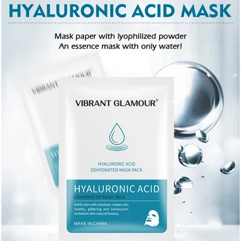 VG hyaluronic Acid Anhydrous Face Mask Moisturizing Hydration Anti-Aging Repairing Whitening Facial Masks Beauty Face Skin Care
VG hyaluronic Acid Anhydrous Face Mask Moisturizing Hydration Anti-Aging Repairing Whitening Facial Masks Beauty Face Skin Care