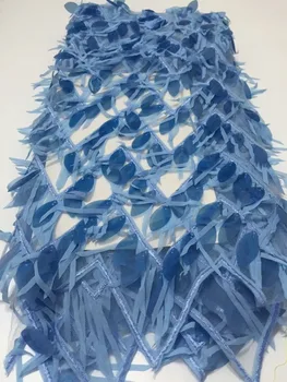 In 2019 (5 yards/PC) high quality royal blue Africa hand-cut organza lace fabric with sequins for large party dresses.ZM083
In 2019 (5 yards/PC) high quality royal blue Africa hand-cut organza lace fabric with sequins for large party dresses.ZM083