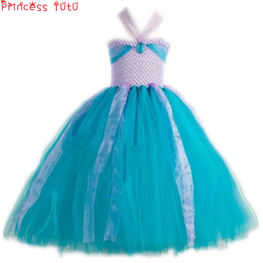 Blue&Purple Ankle-Length Handmade Ariel The Little Fancy Tutu Dress Princess Ariel Costume Children Birthday Party Dress
Blue&Purple Ankle-Length Handmade Ariel The Little Fancy Tutu Dress Princess Ariel Costume Children Birthday Party Dress