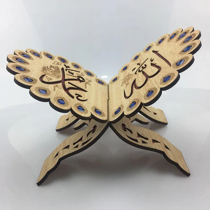 1pcs Wooden The Script Book Stand Ramadan Decoration Plaque Eid Mubarak Wooden Crafts Ramadan Kareem Islam EID Decor for Home
1pcs Wooden The Script Book Stand Ramadan Decoration Plaque Eid Mubarak Wooden Crafts Ramadan Kareem Islam EID Decor for Home