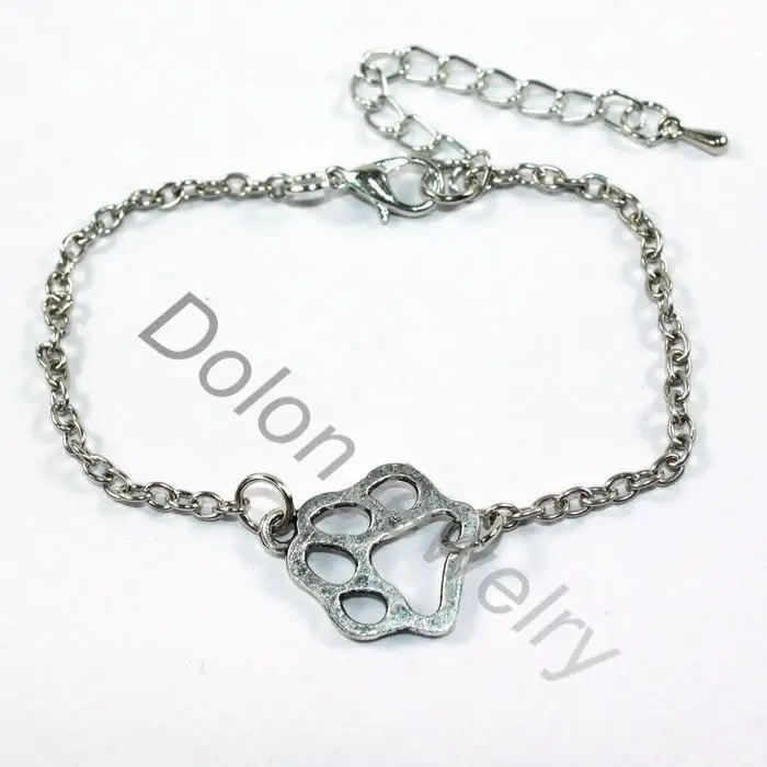 Silver Metal Hollow Paw Charm Link Chain Dog Cat Paw Print Bear Bracelet Jewelry
Silver Metal Hollow Paw Charm Link Chain Dog Cat Paw Print Bear Bracelet Jewelry