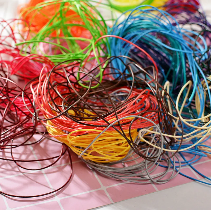 5m/lot Imitation Leather Cord Wax-wire Cord Diy Christmas Rope Thread Jewelry Making Decorative Home Handicrafts Accessories 1mm
5m/lot Imitation Leather Cord Wax-wire Cord Diy Christmas Rope Thread Jewelry Making Decorative Home Handicrafts Accessories 1mm