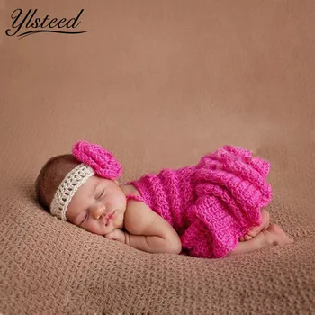 Rose Headband+Dress Newborn Photo Props Newborn Baby Girl Clothes Infant Clothing Set Baby Crochet Costume Newborn Gift 
Rose Headband+Dress Newborn Photo Props Newborn Baby Girl Clothes Infant Clothing Set Baby Crochet Costume Newborn Gift