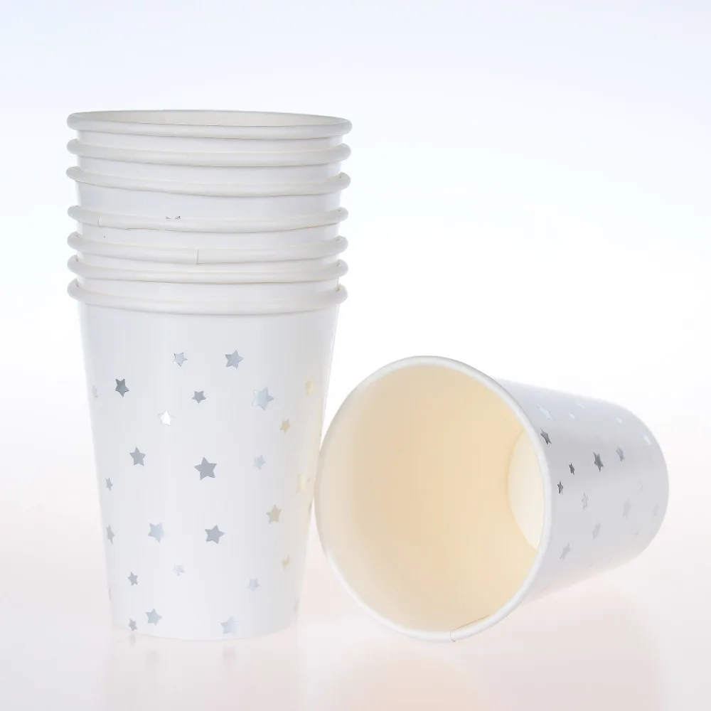 16PCS Foil Gold/Silver Star Paper Cup Party Candy Bottle Outdoor Camping Picnic Drink ware Family Party Catering Tumblers Cups
16PCS Foil Gold/Silver Star Paper Cup Party Candy Bottle Outdoor Camping Picnic Drink ware Family Party Catering Tumblers Cups