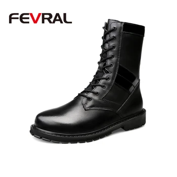 FEVRAL 2020 High Quality Men Boots Split Leather Casual Martin Boots Top Autumn Winter Motorcycle Boots Keep Warm Snow Boots
FEVRAL 2020 High Quality Men Boots Split Leather Casual Martin Boots Top Autumn Winter Motorcycle Boots Keep Warm Snow Boots