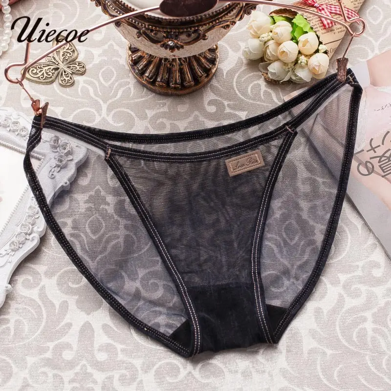 UIECOE Women Net yarn Elastic Cowboy Lace Girl Briefs Transparent Sexy Female Panties 2017 Breathable Underwear for Young women
UIECOE Women Net yarn Elastic Cowboy Lace Girl Briefs Transparent Sexy Female Panties 2017 Breathable Underwear for Young women