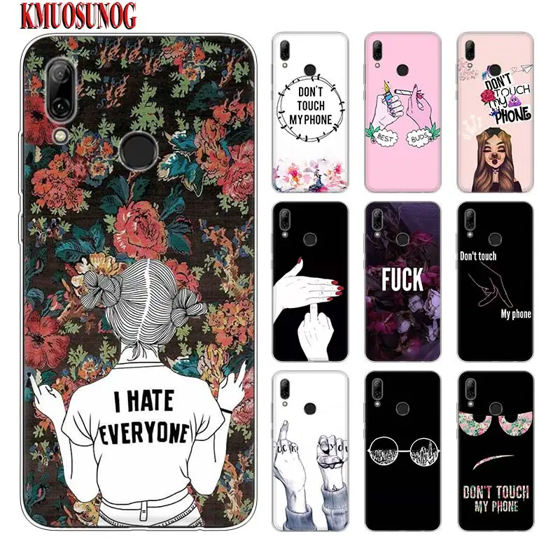 Silicone Phone Case Don't Touch My Phone Bitch for huawei P30 Lite P Smart Honor 7A 8 8A 8C 8X 10i Y5 Y6 Y7 Y9 Pro 2019 2018 201
Silicone Phone Case Don't Touch My Phone Bitch for huawei P30 Lite P Smart Honor 7A 8 8A 8C 8X 10i Y5 Y6 Y7 Y9 Pro 2019 2018 201