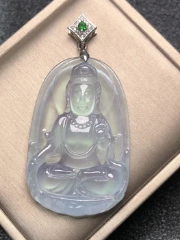 Only One ! Natural Ice Chalcedony Guanyin Bodhisattva Pendant Necklace Sweater Chain Jewelry Gift Wholesale
Only One ! Natural Ice Chalcedony Guanyin Bodhisattva Pendant Necklace Sweater Chain Jewelry Gift Wholesale