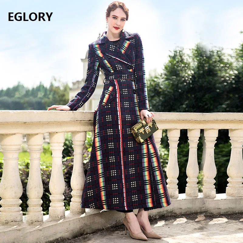 X-Long Coat 2018 Autumn Winter Fashion Trench Women Vintage Plaid Print Double Breasted Coat Windbreaker Female Casual Outwear
X-Long Coat 2018 Autumn Winter Fashion Trench Women Vintage Plaid Print Double Breasted Coat Windbreaker Female Casual Outwear