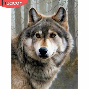 HUACAN 5D DIY Diamond Painting Wolf Diamond Mosaic Picture Of Rhinestones Diamond Embroidery Cross Stitch Animal Home Decor Gift
HUACAN 5D DIY Diamond Painting Wolf Diamond Mosaic Picture Of Rhinestones Diamond Embroidery Cross Stitch Animal Home Decor Gift