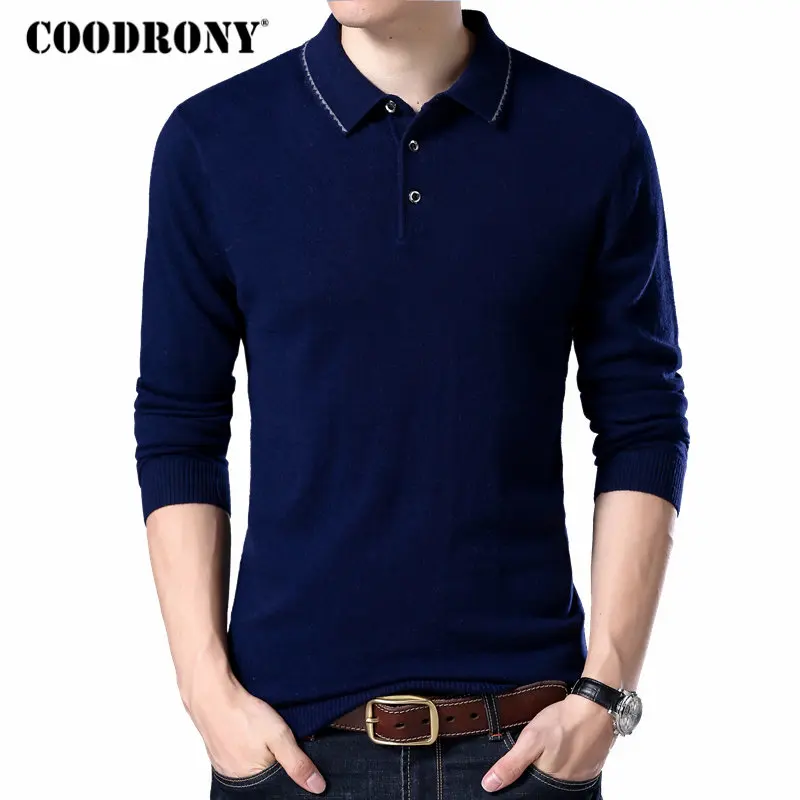 COODRONY Brand Sweater Men Turn-down Collar Pull Homme Autumn Winter 100% Merino Wool Sweaters Warm Cashmere Pullover Men 93005
COODRONY Brand Sweater Men Turn-down Collar Pull Homme Autumn Winter 100% Merino Wool Sweaters Warm Cashmere Pullover Men 93005