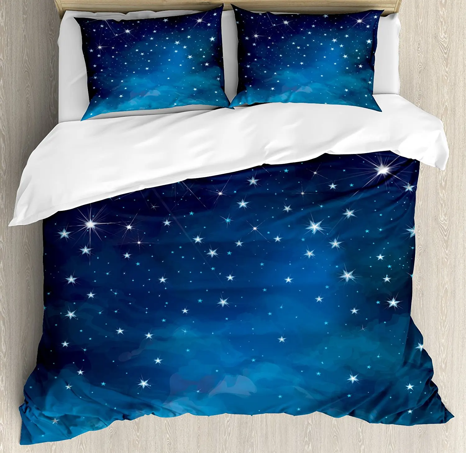 Night Duvet Cover Set Queen Size Vibrant Star in Abstract Ombre Style Sky Astronomy Themed Graphic 4 Piece Bedding Set
Night Duvet Cover Set Queen Size Vibrant Star in Abstract Ombre Style Sky Astronomy Themed Graphic 4 Piece Bedding Set