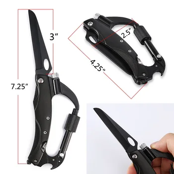Newly 8-in-1 Carabiner Keychain Clip with LED Flashlight EDC Survival Gear Tool for Camping Hiking BN99
Newly 8-in-1 Carabiner Keychain Clip with LED Flashlight EDC Survival Gear Tool for Camping Hiking BN99