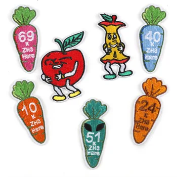 100pcs Cute Fruit Patch Iron on Patches Carrot Apple Applique Embroidered Sticker For Clothes kids Stickers Jacket DIY
100pcs Cute Fruit Patch Iron on Patches Carrot Apple Applique Embroidered Sticker For Clothes kids Stickers Jacket DIY