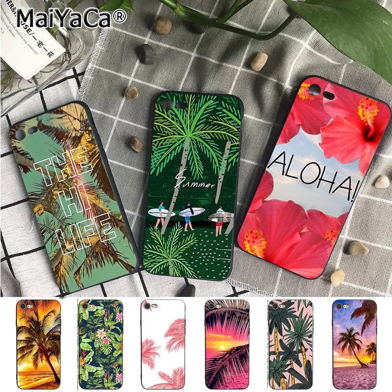 Чехол для телефона Aloha с пальмами iphone 11 12 Pro XR XS Max 8 7 6 6S Plus X 5S SE чехлы Обложка |