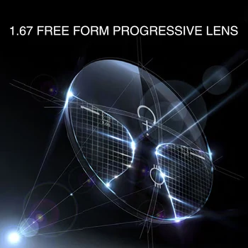 Free Form Multifocal 1.67 Progressive Lens Glasses Prescription Optical Spectacle Myopia Reading Presbyopia Diopters Lens U04
Free Form Multifocal 1.67 Progressive Lens Glasses Prescription Optical Spectacle Myopia Reading Presbyopia Diopters Lens U04