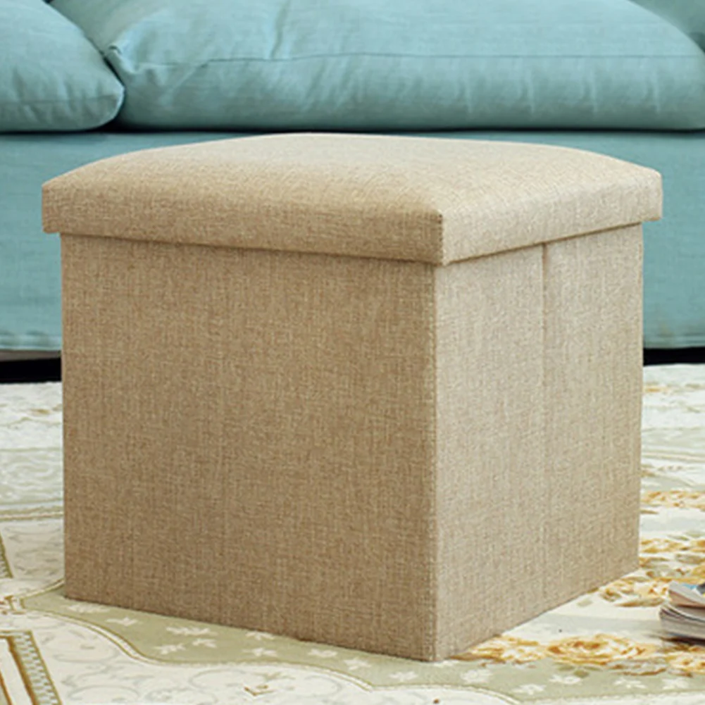 Multifunctional Linen Storage Box Folding Stool Practical Cube Shape Simple Home Office Foldable Pouffe Strong Load Capacity
Multifunctional Linen Storage Box Folding Stool Practical Cube Shape Simple Home Office Foldable Pouffe Strong Load Capacity