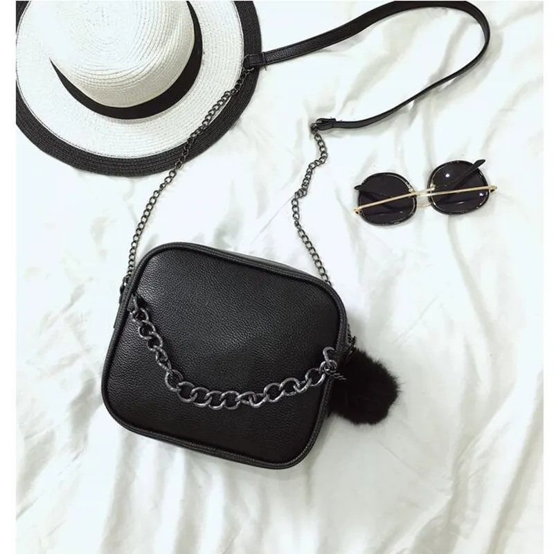 Chains Women Messenger Bag Fashion Shoulder Bag For Ladies Vintage Small Mini Flap Bag Fur Ball Decor Bolsas Crossbody Handbags
Chains Women Messenger Bag Fashion Shoulder Bag For Ladies Vintage Small Mini Flap Bag Fur Ball Decor Bolsas Crossbody Handbags