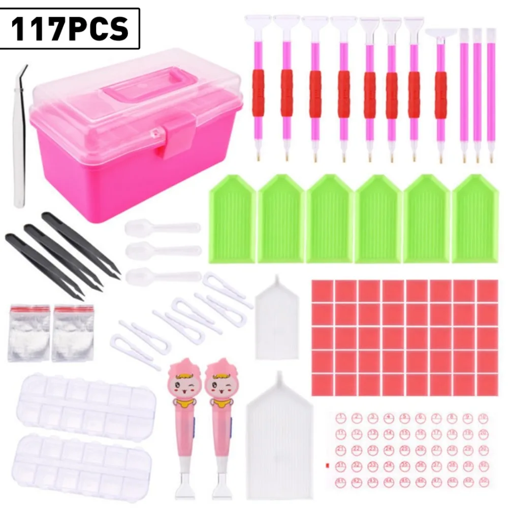 Diamond Cross Stitch Painting Tools DIY Embroidery Kits Glue Pen, Glue Plate, Storage Box, Diamond Paint Defined Accessories
Diamond Cross Stitch Painting Tools DIY Embroidery Kits Glue Pen, Glue Plate, Storage Box, Diamond Paint Defined Accessories