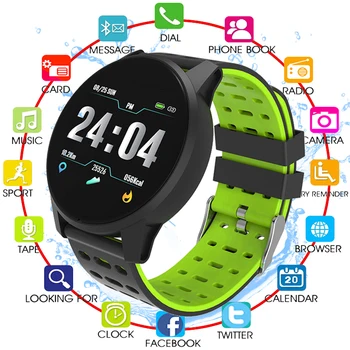 NEW Fitness tracker Sport Smart Watch Men Women Blood Pressure Waterproof Activity Heart Rate Monitor Smartwatch GPS Android ios
NEW Fitness tracker Sport Smart Watch Men Women Blood Pressure Waterproof Activity Heart Rate Monitor Smartwatch GPS Android ios