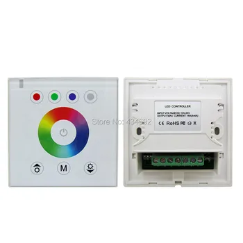 CE FCC ROHS Max 384W DC12-24V RGBW Led Touch Panel Controller Dimmer Common Anode Connection White Color
CE FCC ROHS Max 384W DC12-24V RGBW Led Touch Panel Controller Dimmer Common Anode Connection White Color
