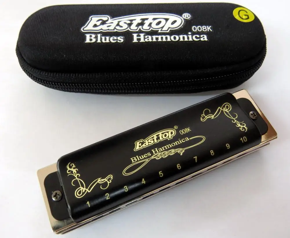 East top 10 hole professional diatonic blues harmonica for beginner,harmonica player,key of G
East top 10 hole professional diatonic blues harmonica for beginner,harmonica player,key of G