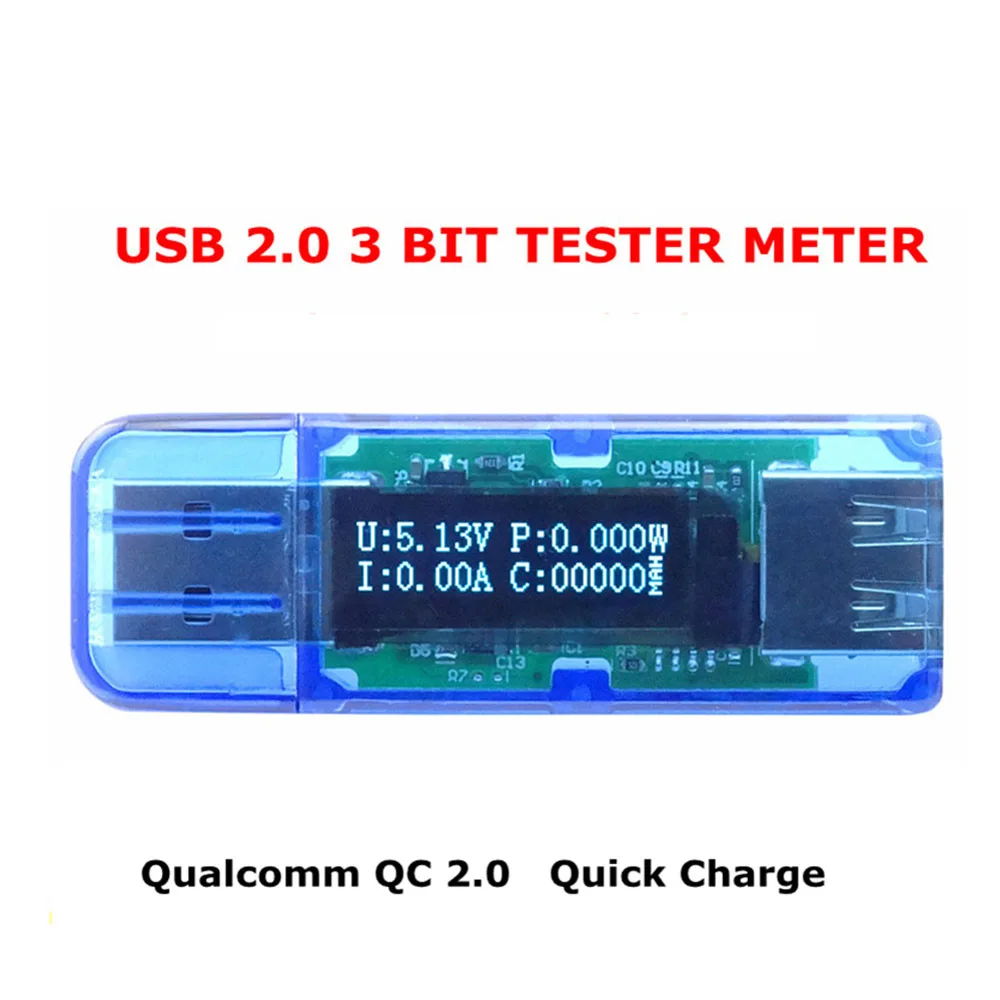 white font color OLED USB detector voltmeter ammeter power capacity tester meter voltage current mobile usb power charger
white font color OLED USB detector voltmeter ammeter power capacity tester meter voltage current mobile usb power charger