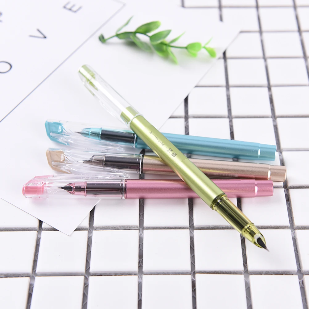 New Ink Pens Transparent Business office medium nib Fountain Pen Students calligraphy Finance Office pen 1pcs Plastic Pen
New Ink Pens Transparent Business office medium nib Fountain Pen Students calligraphy Finance Office pen 1pcs Plastic Pen