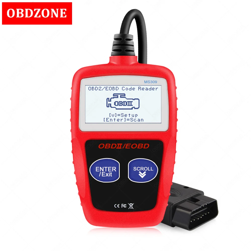 

Hot Sale MaxiScan MS309 OBD2 OBDII EOBD Scanner CAN BUS Code Reader MS 309 Auto Car Diagnostic Tool