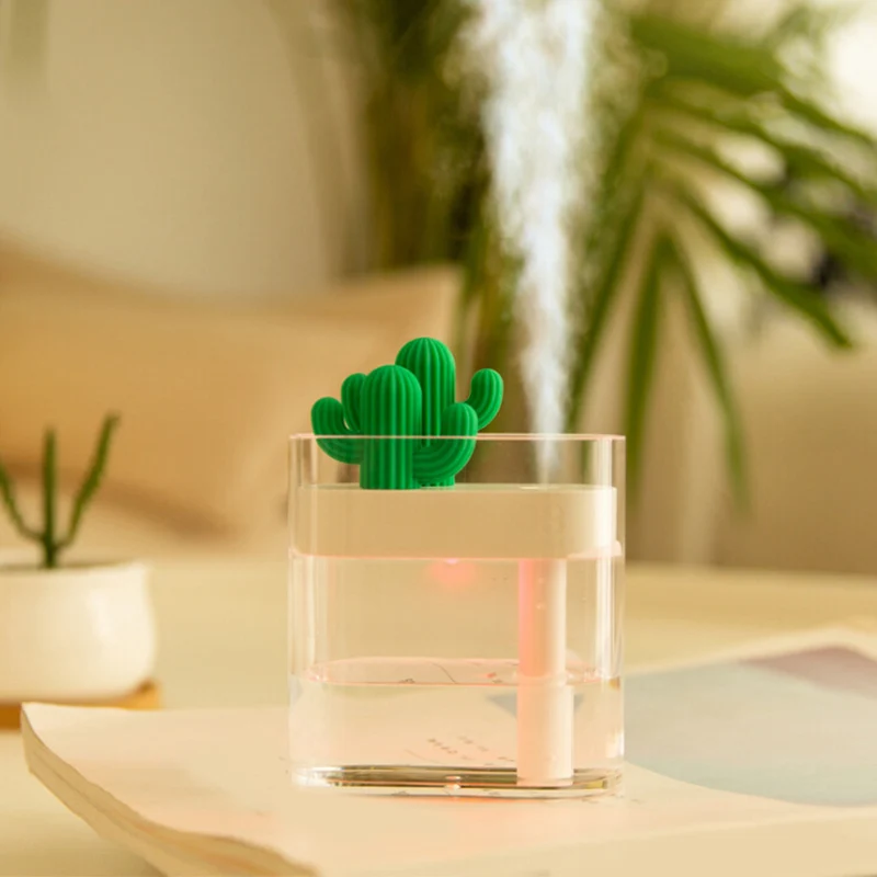 160ML USB Essential Oil Ultrasonic Air Humidifier Cactus Diffuser Car Purifier Aroma Diffusor Anion Mist Maker for Home Office
160ML USB Essential Oil Ultrasonic Air Humidifier Cactus Diffuser Car Purifier Aroma Diffusor Anion Mist Maker for Home Office