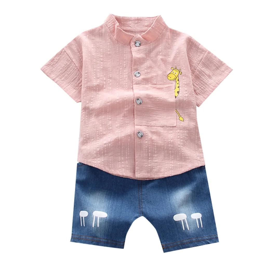 2019 Toddler Baby Boy kids clothes Gentleman Plaid Short Sleeve Shirt+Denim Shorts Sets Clothes childrens clothing costume kids
2019 Toddler Baby Boy kids clothes Gentleman Plaid Short Sleeve Shirt+Denim Shorts Sets Clothes childrens clothing costume kids