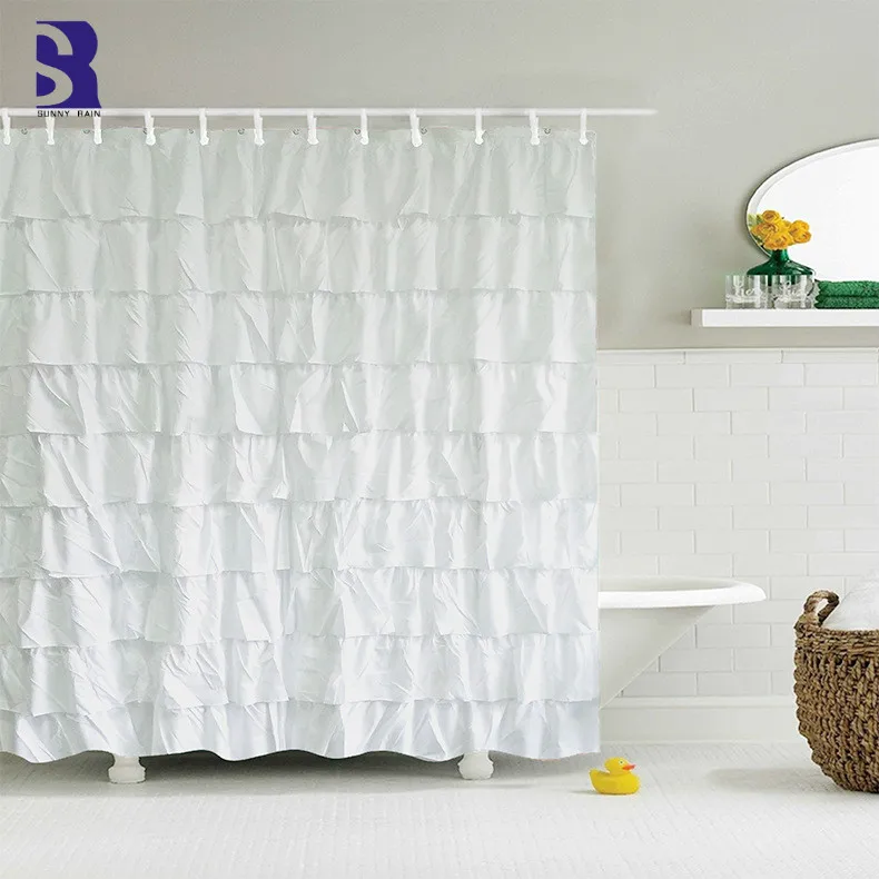 SunnyRain 1-Piece Multilayer Lace White Shower Curtain Large Size Shower Curtains Water Resistant Bath Curtain 180x180cm
SunnyRain 1-Piece Multilayer Lace White Shower Curtain Large Size Shower Curtains Water Resistant Bath Curtain 180x180cm