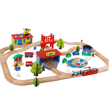 South Korea Children 's Wood Track Toys 80 Pcs Rail Electric Train Toys Suit Fishing Police Firing Cars Toys
South Korea Children 's Wood Track Toys 80 Pcs Rail Electric Train Toys Suit Fishing Police Firing Cars Toys