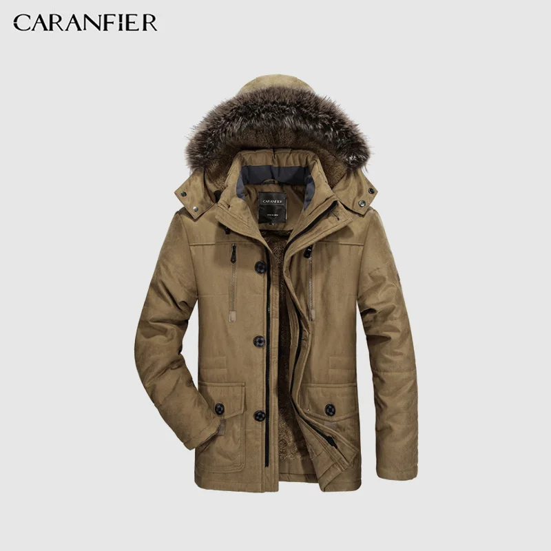 CARANFIER Mens Winter Parkas Hooded Thicken Warm Outwear Male Overcoat Plus Velvet Coat Mid Long Fashion Zipper Men Jacket M-5XL
CARANFIER Mens Winter Parkas Hooded Thicken Warm Outwear Male Overcoat Plus Velvet Coat Mid Long Fashion Zipper Men Jacket M-5XL