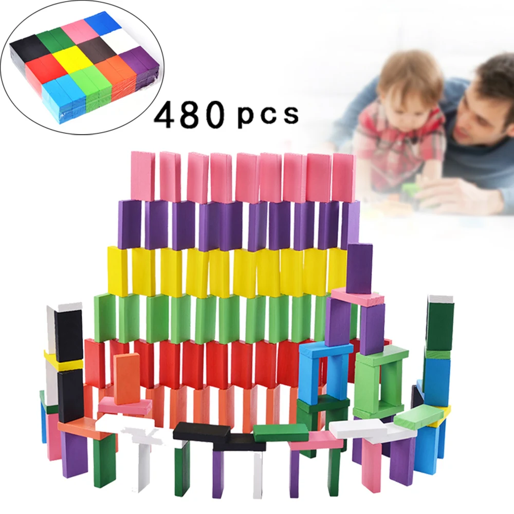 12 Colors Adults Children Domino Building Blocks Science Competition Standard Playing Game Teaching Wooden Toys
12 Colors Adults Children Domino Building Blocks Science Competition Standard Playing Game Teaching Wooden Toys
