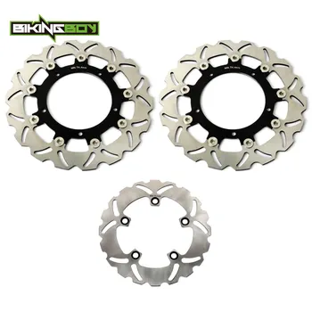 BIKINGBOY For Yamaha YZF R6 2003 2004 Front Rear Brake Discs Disks Rotors Motorcycle Full Set Replacement 300mm 220mm Light
BIKINGBOY For Yamaha YZF R6 2003 2004 Front Rear Brake Discs Disks Rotors Motorcycle Full Set Replacement 300mm 220mm Light