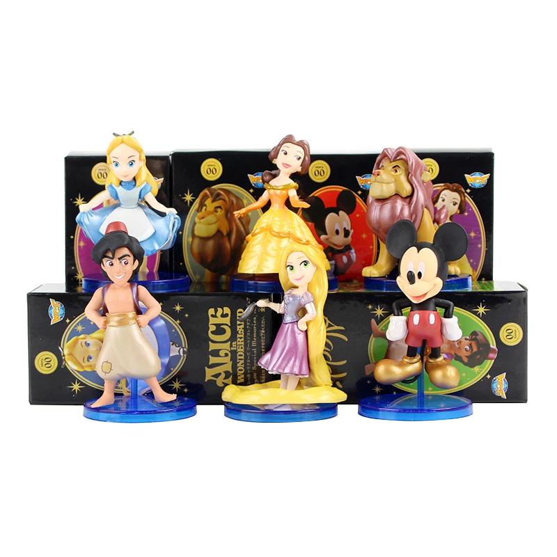 6pcs/lot WCF Story Rapunzel The Lion King Beauty and the Beast Mini Figure Toys PVC Model Doll For Kids Gift
6pcs/lot WCF Story Rapunzel The Lion King Beauty and the Beast Mini Figure Toys PVC Model Doll For Kids Gift