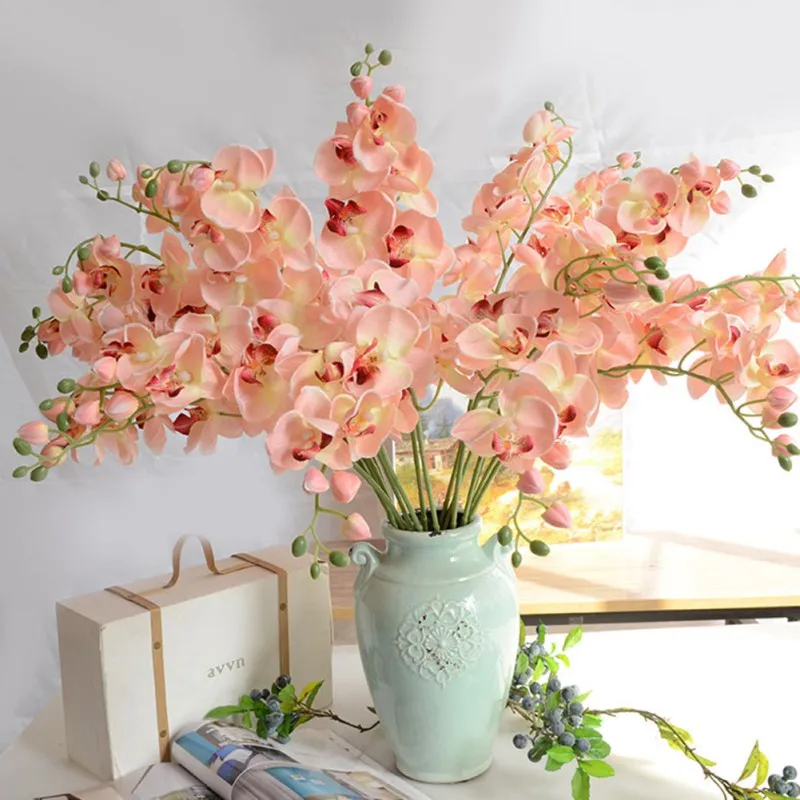 New Decoration Butterfly Orchid Phalaenopsis Artificial Latex Orchids Flower For Wedding Beauty Home Wedding Flowers
New Decoration Butterfly Orchid Phalaenopsis Artificial Latex Orchids Flower For Wedding Beauty Home Wedding Flowers